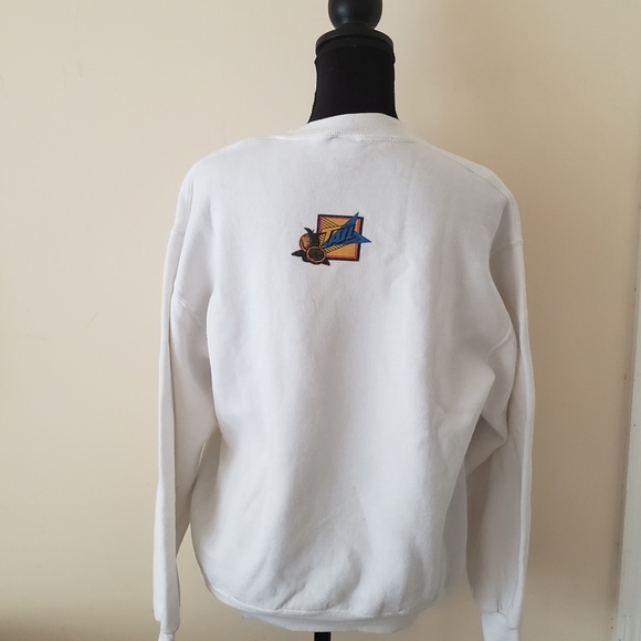 💕 Vintage 90s Rolex Orange Bowl Sweatshirt - Picture 3 of 3